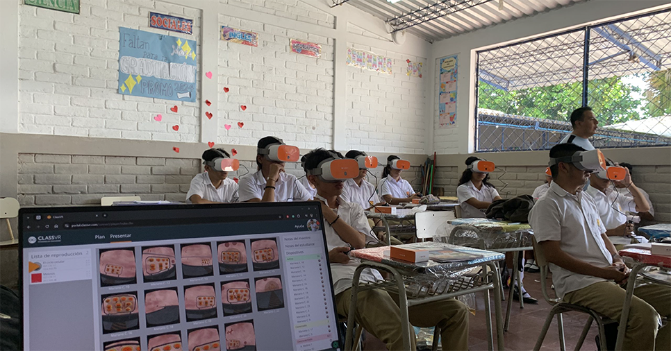 Public classroom ClassVR