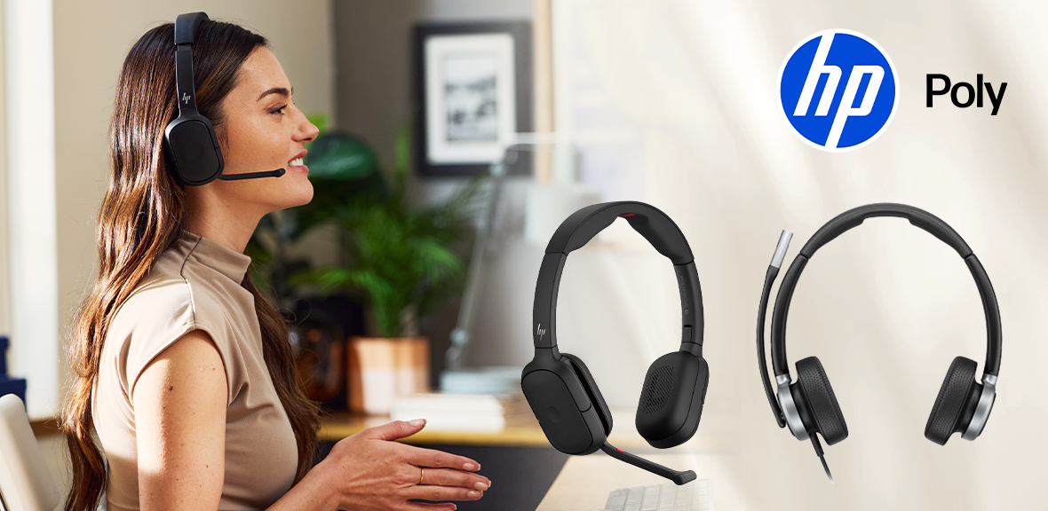 HP Poly Focus 625 and Mission 600: Simple Headset Choices